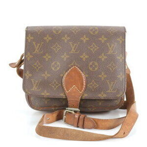 Louis Vuitton Monogram Cartesiere leather shoulder bag